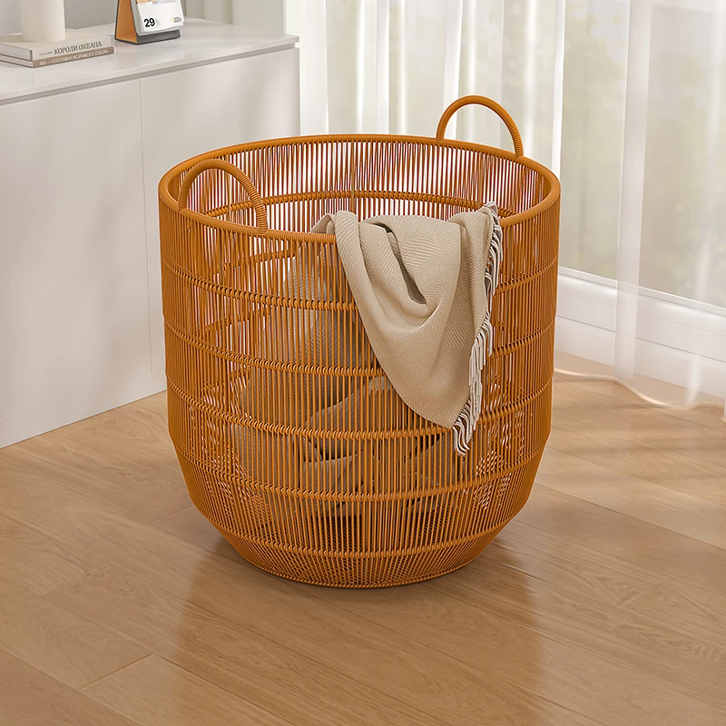 脏衣篮仿藤编脏衣篓家用脏衣服收纳筐浴室大容量放衣服神器收纳桶