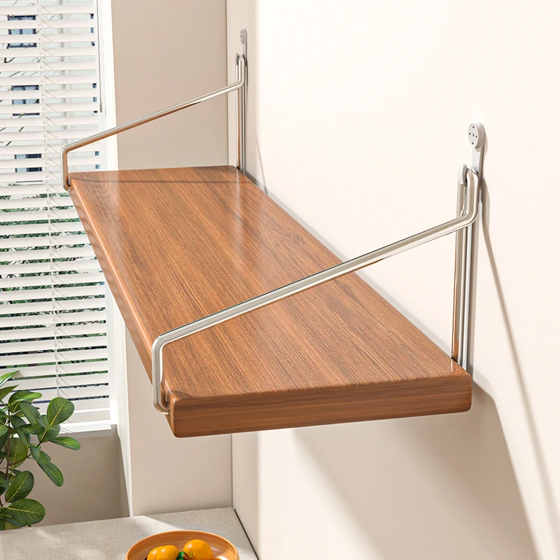 免打孔墙上置物板一字板置物架隔板墙壁支架子壁挂式书架居家好物