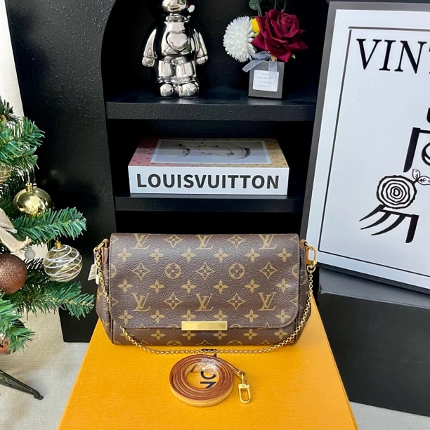 95新 LouisVuitton/路易威登 挚爱中号全原正品 经典时尚精致高级