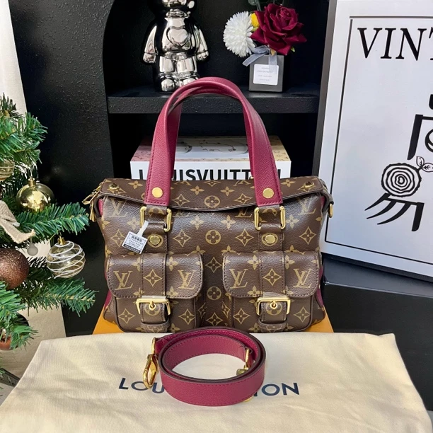 99新 LouisVuitton/路易威登 曼哈顿新款 正品 全原 时尚复古经典