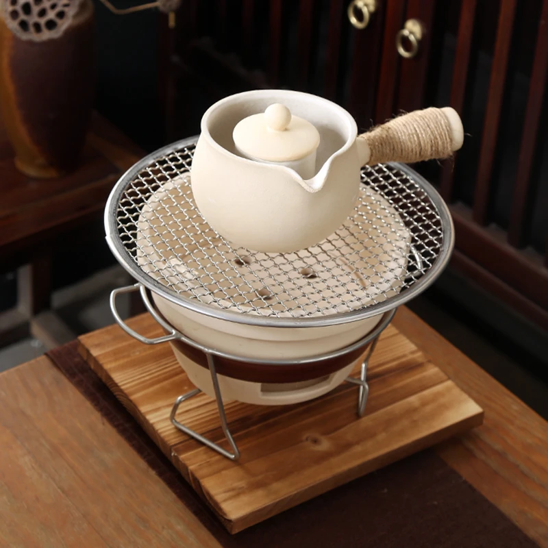 围炉煮茶家用室内烤火炉套装器具中式烧烤炉碳炉户外炭火盆打边炉