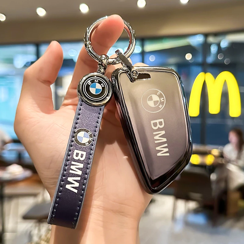 宝马钥匙套5系3系1系三7新五x1x2x3x4x5刀锋530车保护壳320li扣男