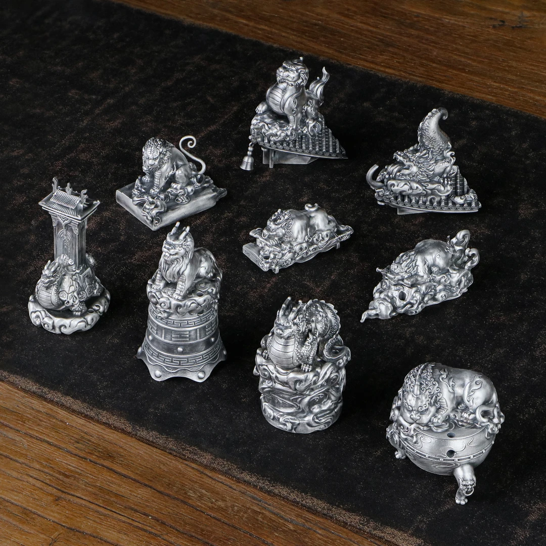 境秋龙生九子系列不正经香插创意高档个性精品摆件中式精致茶道