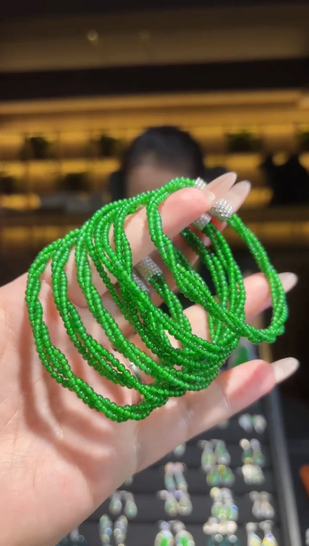 【闪购商品】翡翠手链银S925镶嵌珠珠手链 /多样性发货/一件