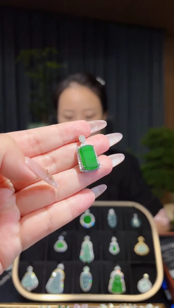 【闪购商品】翡翠颈饰银S925镶嵌无事/多样性发货/一件