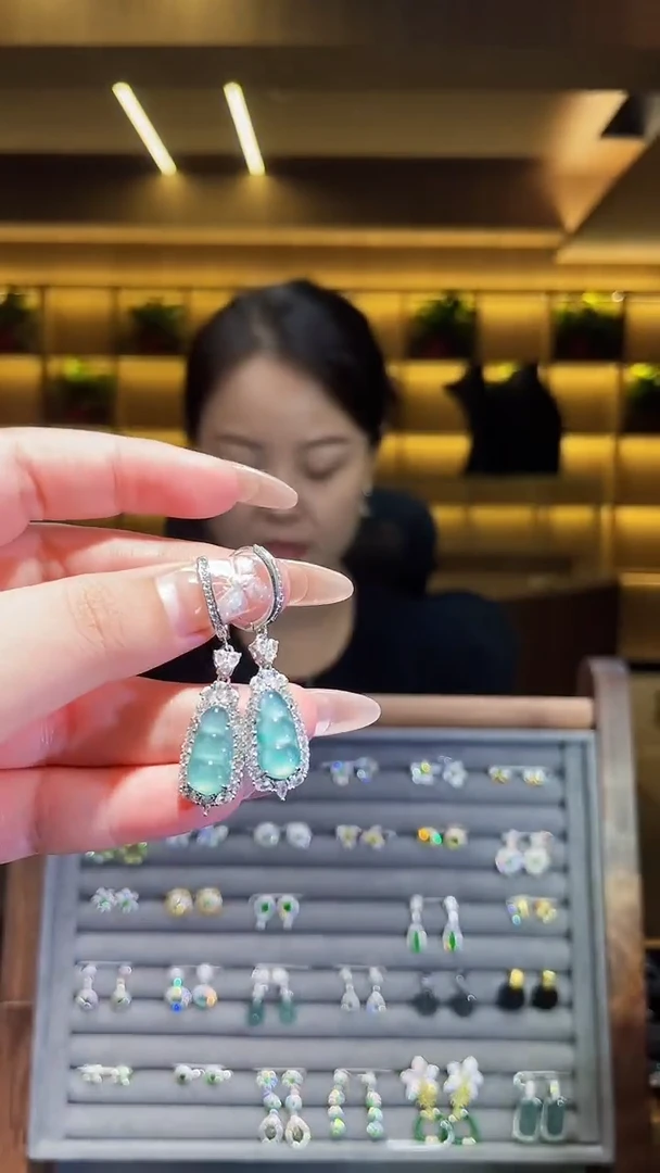 【闪购商品】翡翠耳饰未镶嵌豆子/多样性发货/一件