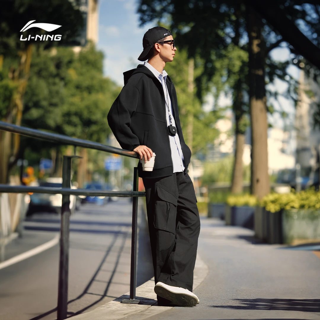 【休闲百搭卫衣】李宁冬日保暖穿搭开衫长袖男女外套运动服#AWDU973