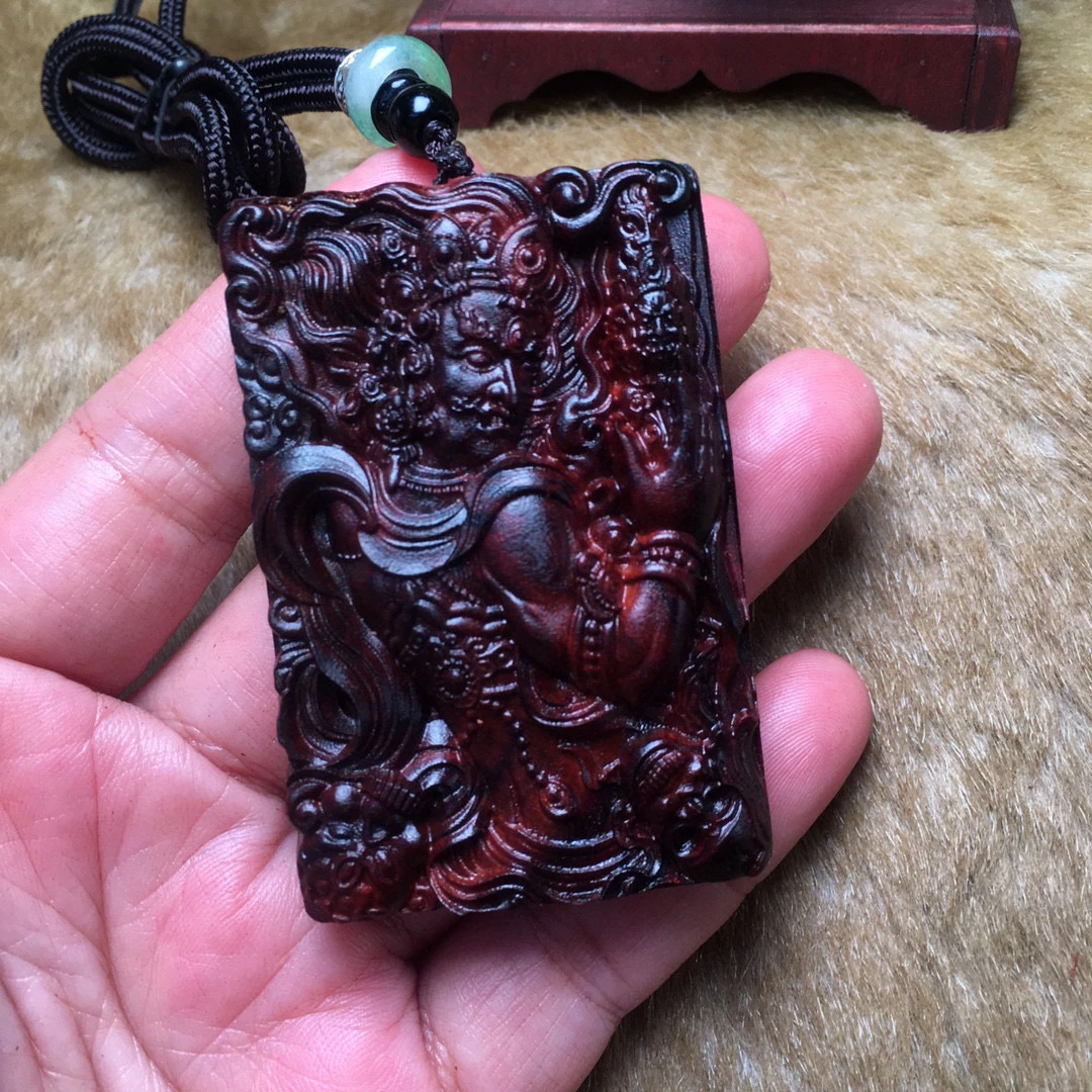 海南黄花梨 不动明王牌子 461