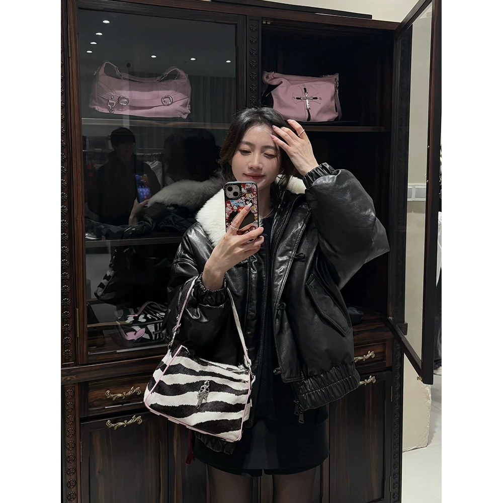 常存CUN BLVD 油蜡棉羊皮鹅绒服