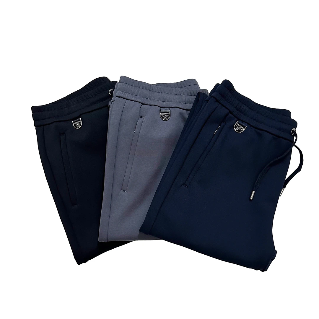 男春秋裤子商务休闲裤直筒宽松纯棉舒适高端休闲裤男卫裤裤子