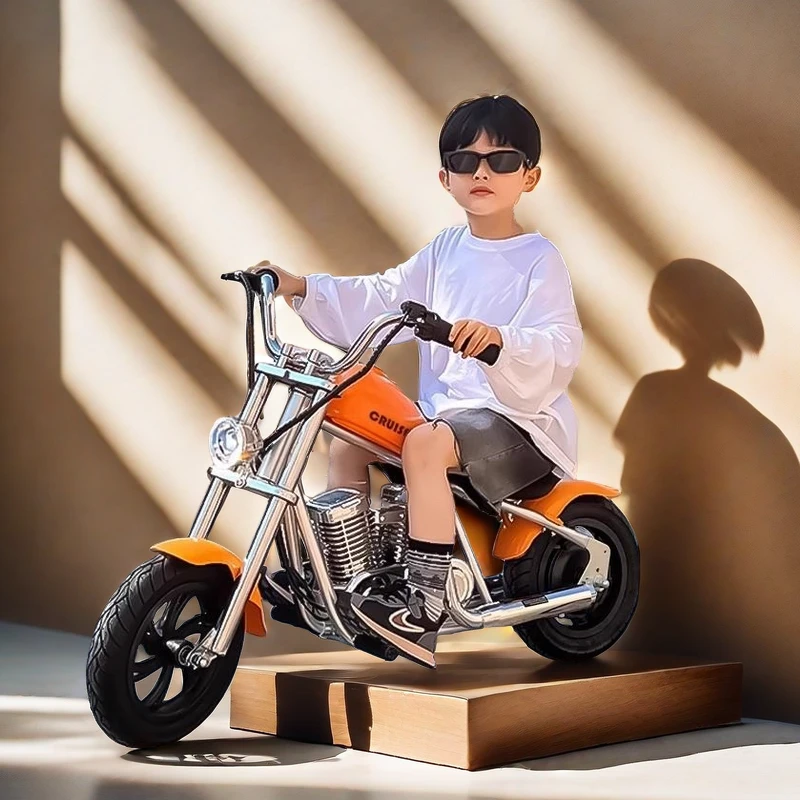 暴风骑士电动摩托车复古颜值炫酷小哈雷机车音乐骑行车架动力折叠