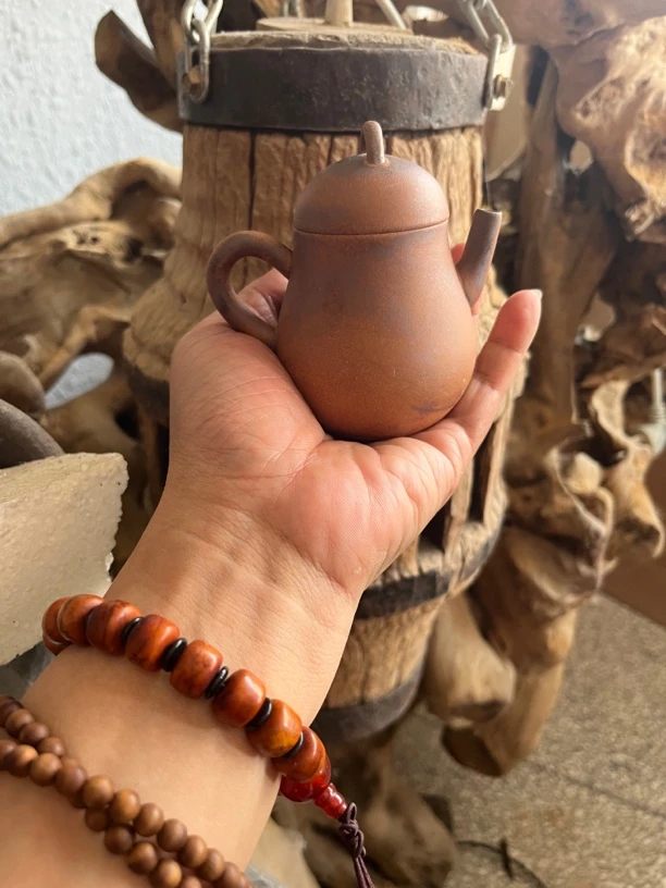 手工粗陶露珠茶壶高档禅意文人泡茶壶带球孔过滤防烫