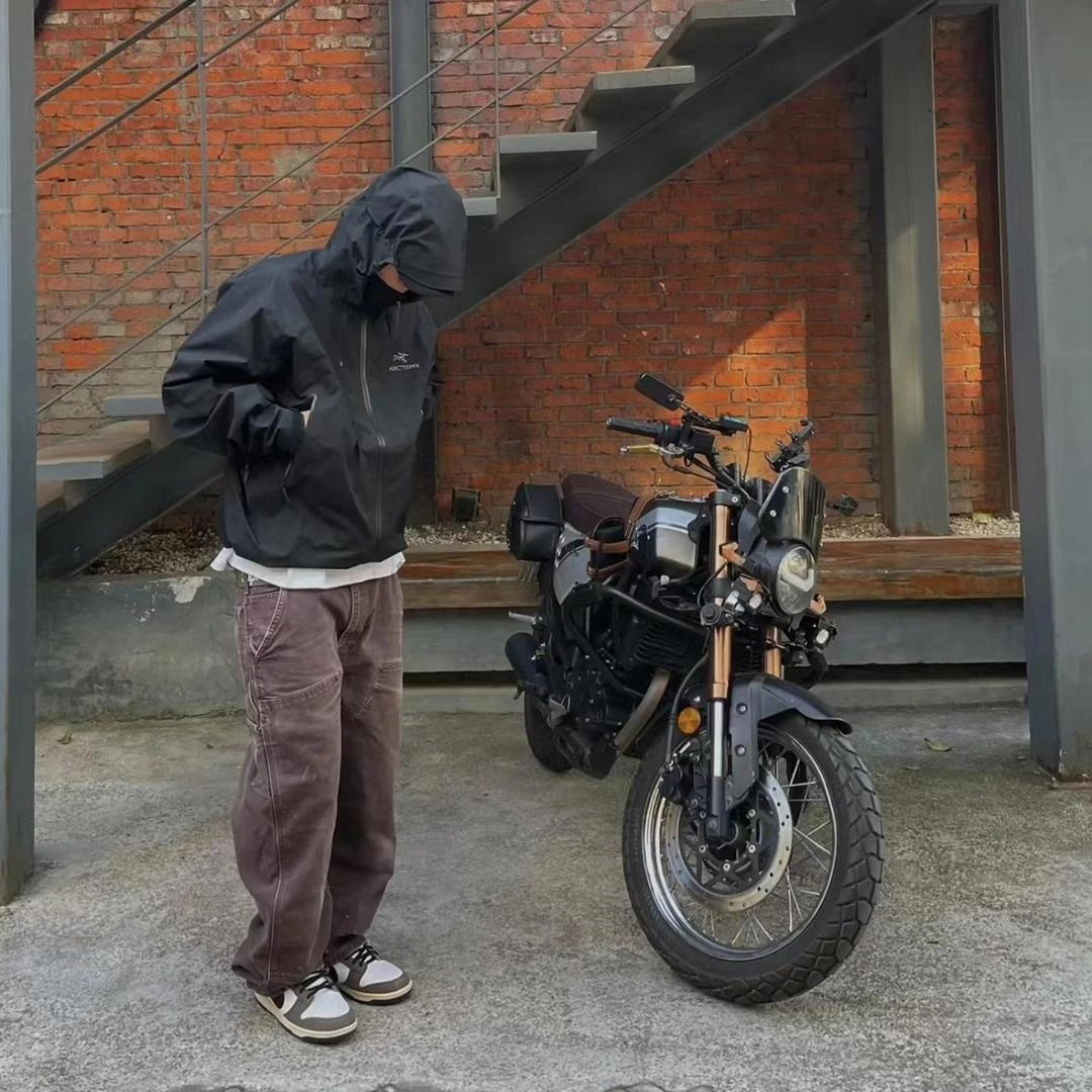 巴黎轻奢suphartt水洗做旧帆布美式伐木裤牛仔休闲复古休闲裤铆钉