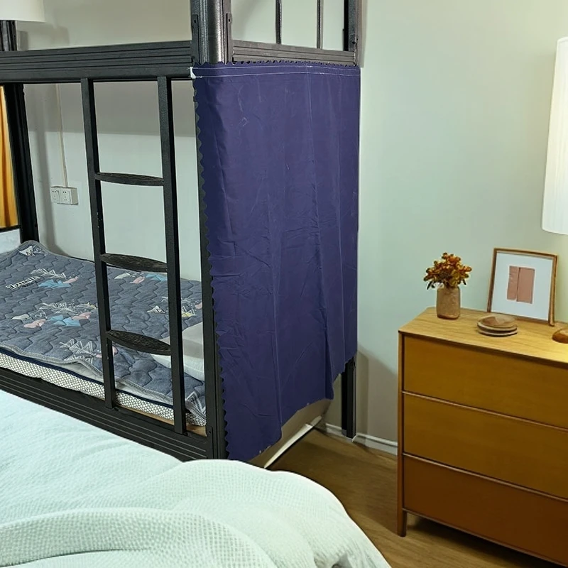 大学生下铺魔术贴床帘1米侧面帘上下铺床尾防风帘子强遮光床头帘