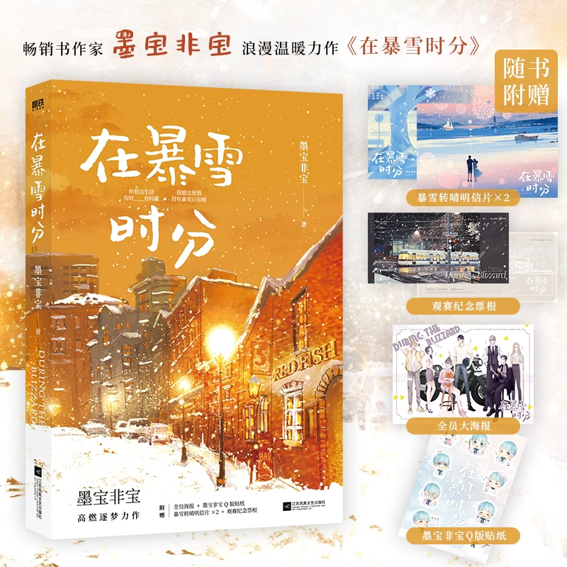 【赠纪念票根+明信片海报/贴纸】在暴雪时分青春言情小说畅销书正版