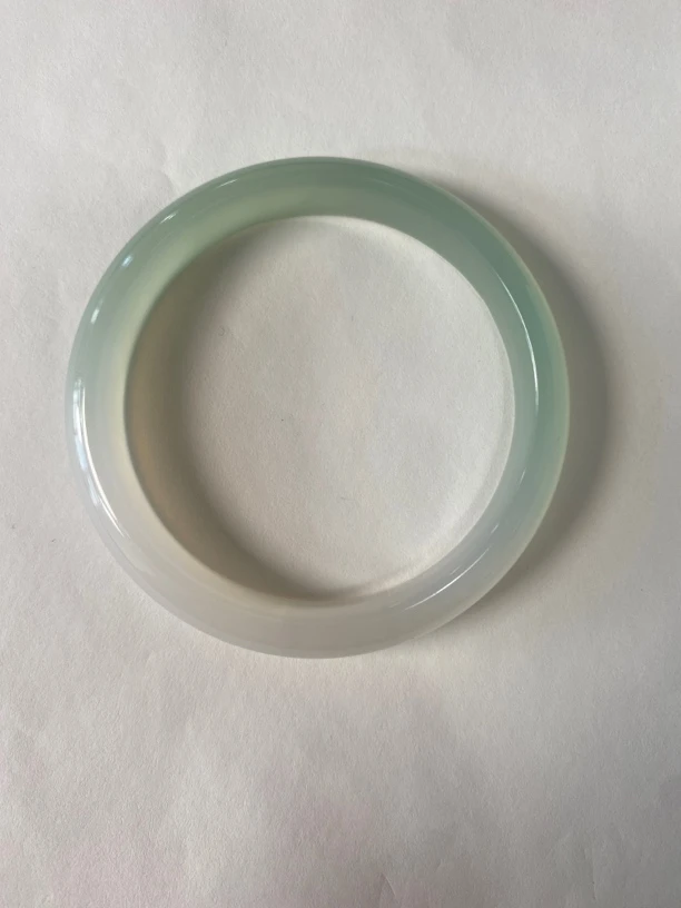 鸿禧珠宝·冰冰透透半山水玛瑙手镯