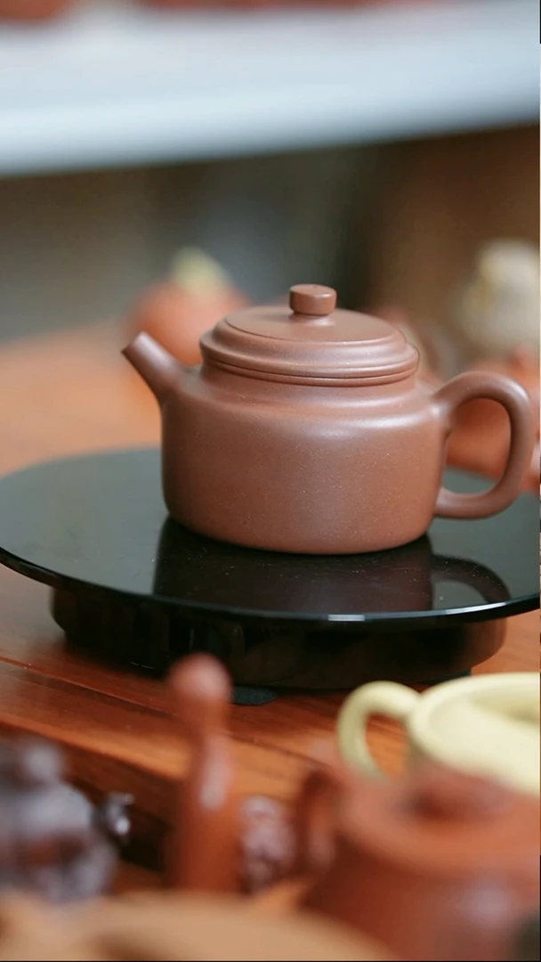 【闪购商品】紫砂茶壶底槽清纯手工德钟200cc