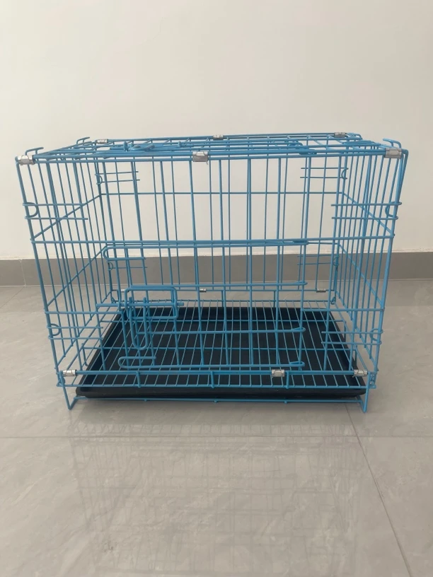 60加重加粗宠物笼子狗笼猫笼家用室内折叠小型中型犬幼犬通用笼