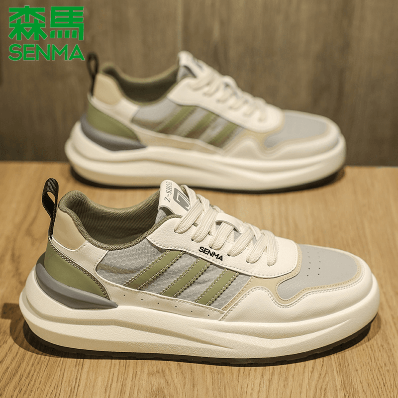 森马男鞋2024春秋新款增高潮流高级感软底百搭厚底休闲运动鞋板鞋