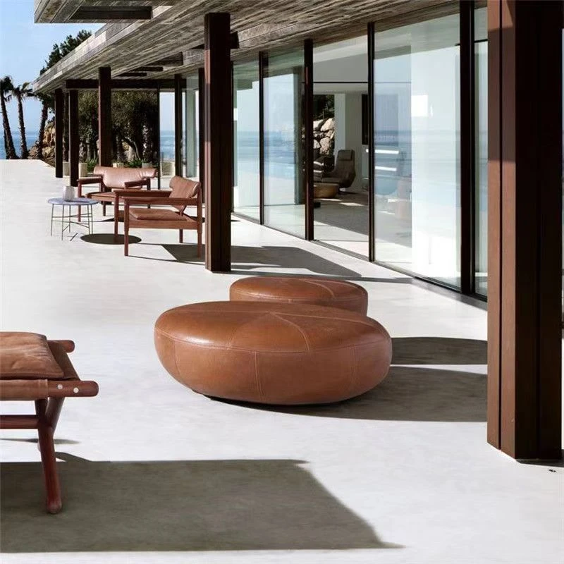 简约现代轻奢圆形沙发凳创意客厅阳台衣帽间换鞋凳服装店休息凳