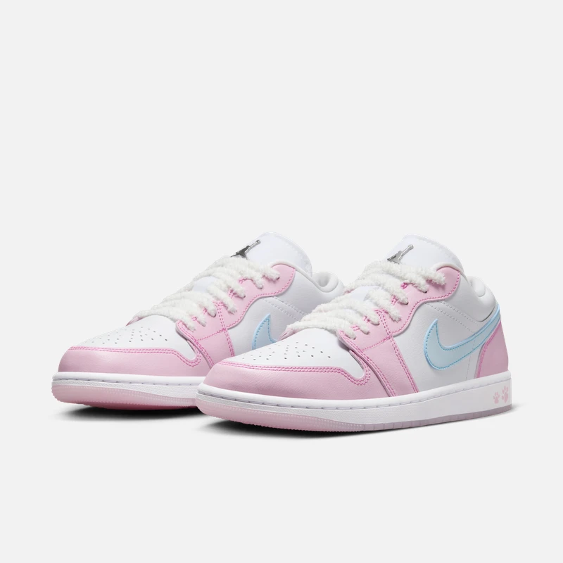 Air Jordan1 LowAJ1白粉蓝女子低帮轻便夏季休闲板鞋HM3706-141