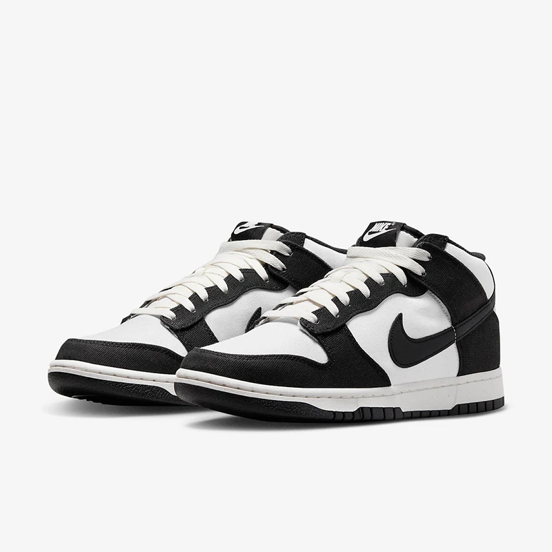 Nike耐克Dunk Mid Panda黑白熊猫 男款 中帮休闲板鞋 DV0830-102