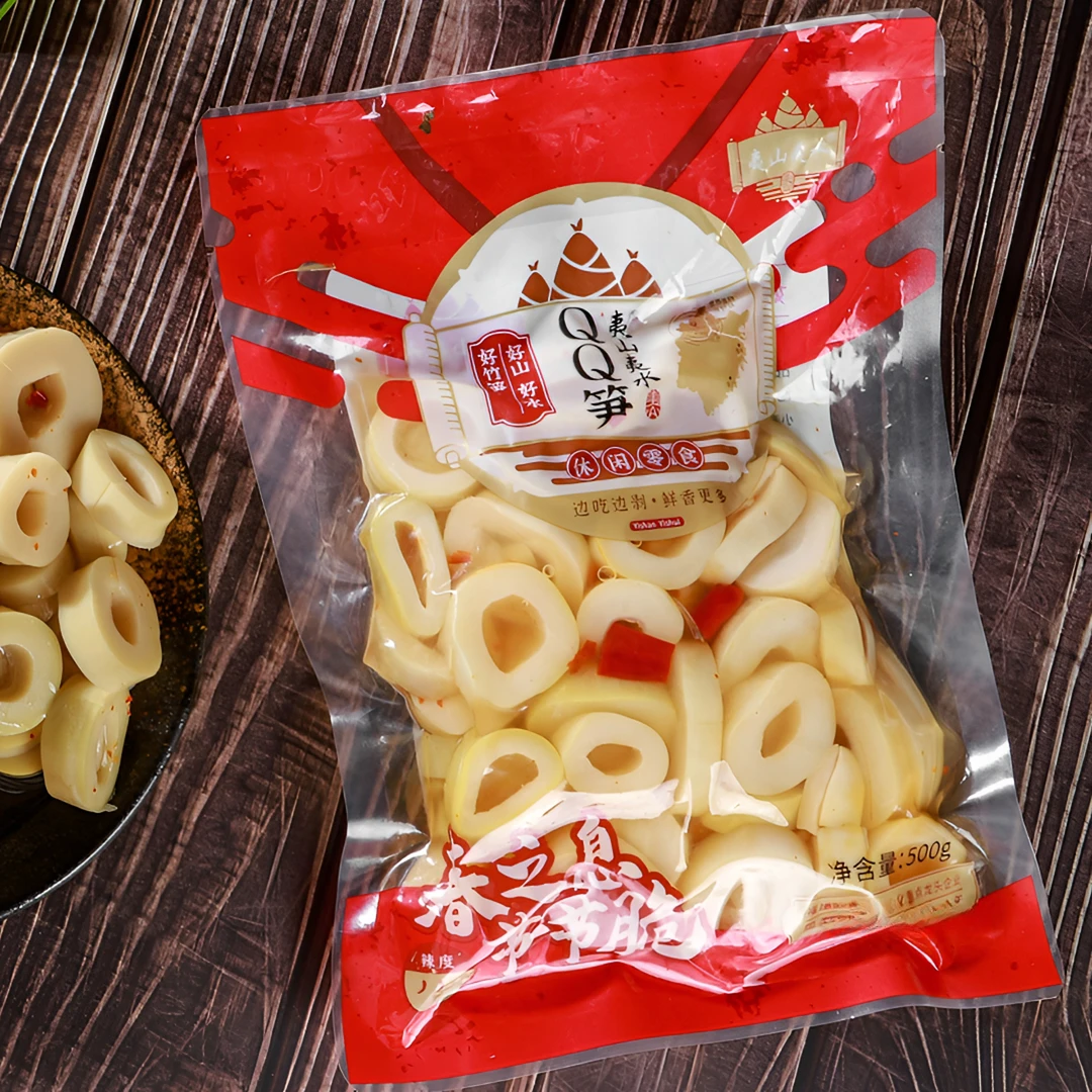夷山夷水圈圈笋手剥开袋即食香辣笋片脆爽竹节QQ笋低卡笋类零食