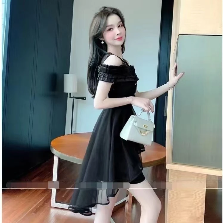 （断码清）夏装少淑版时尚连衣裙8308款