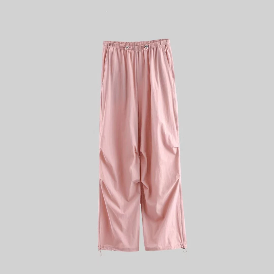 丁达尔工装裤！夏季速干美式机能褶皱阔腿工装裤0521.Q