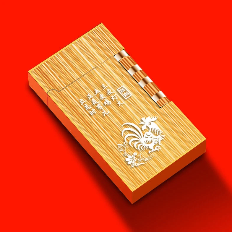 网红朗声火石侧面砂轮滑轮创意定制刻字打火机七夕送礼潮流送男友