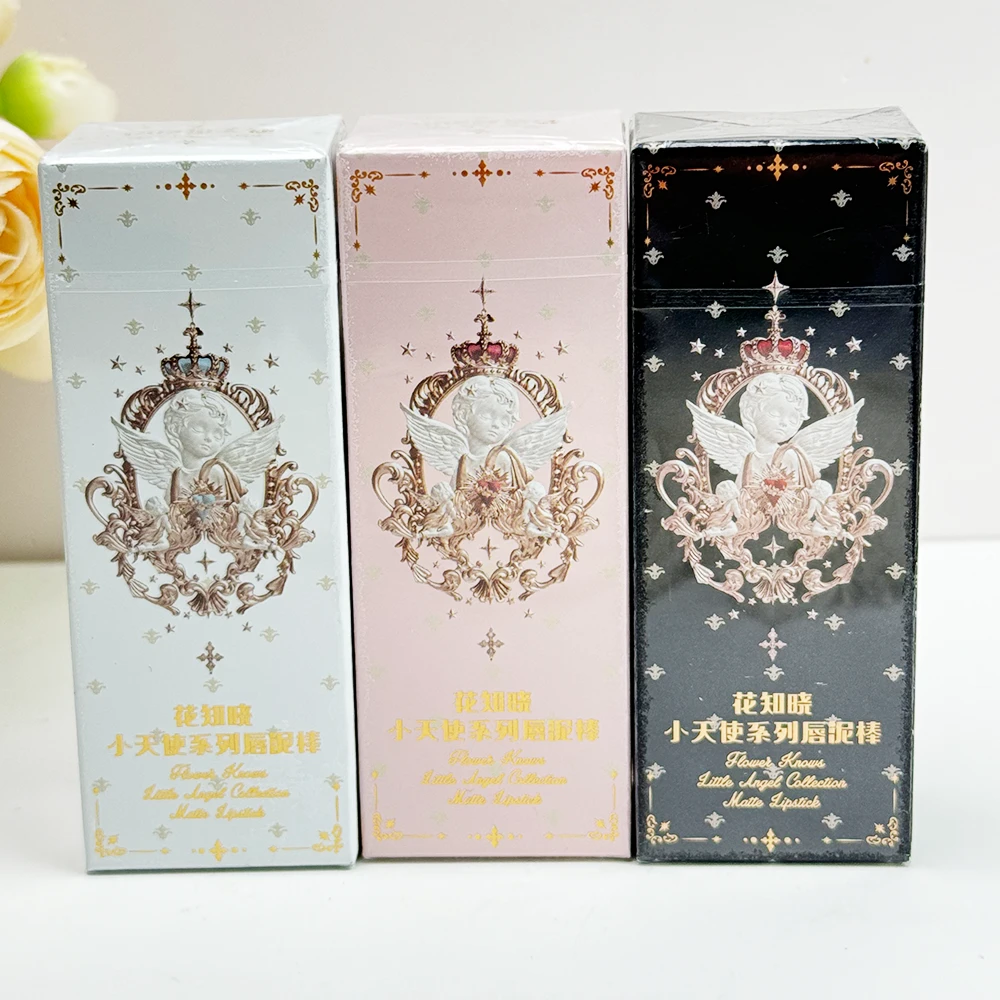 花知晓小天使系列唇泥棒Cc03炽天使06叙情诗08砂之塔正装3.5g哑光