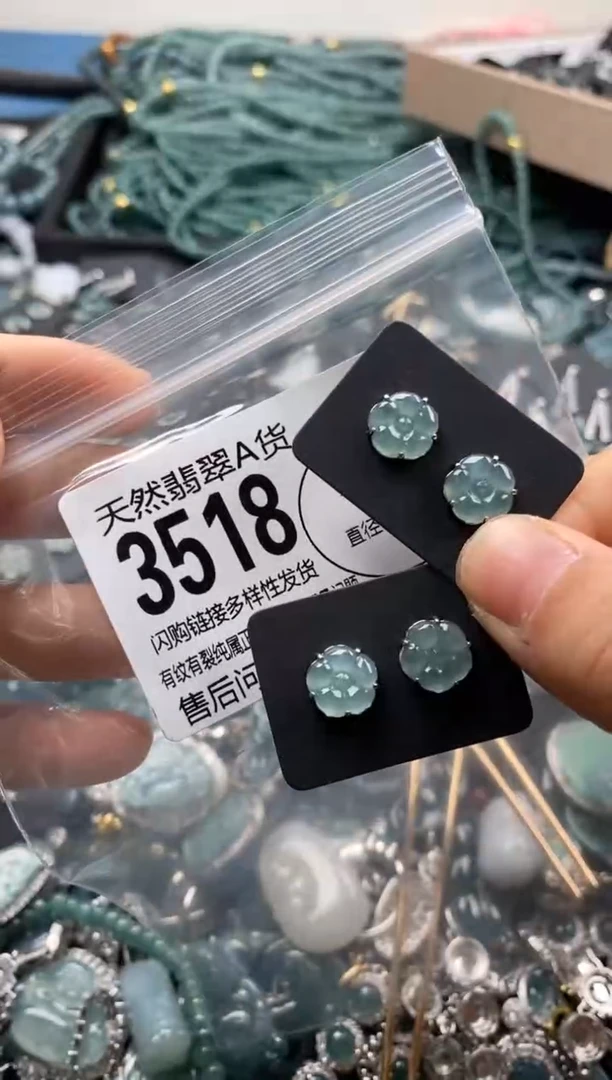【闪购商品】翡翠颈饰未镶嵌多样性发其一3518