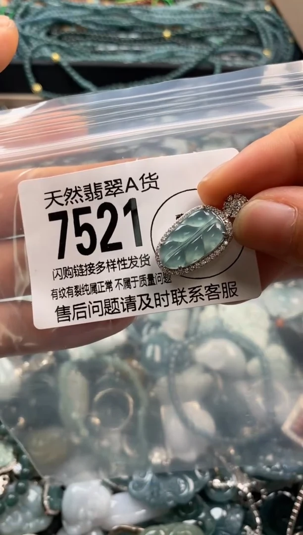 【闪购商品】翡翠颈饰未镶嵌翡翠7521