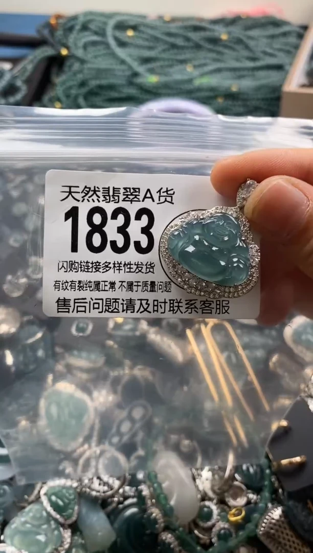 【闪购商品】翡翠颈饰未镶嵌翡翠1833