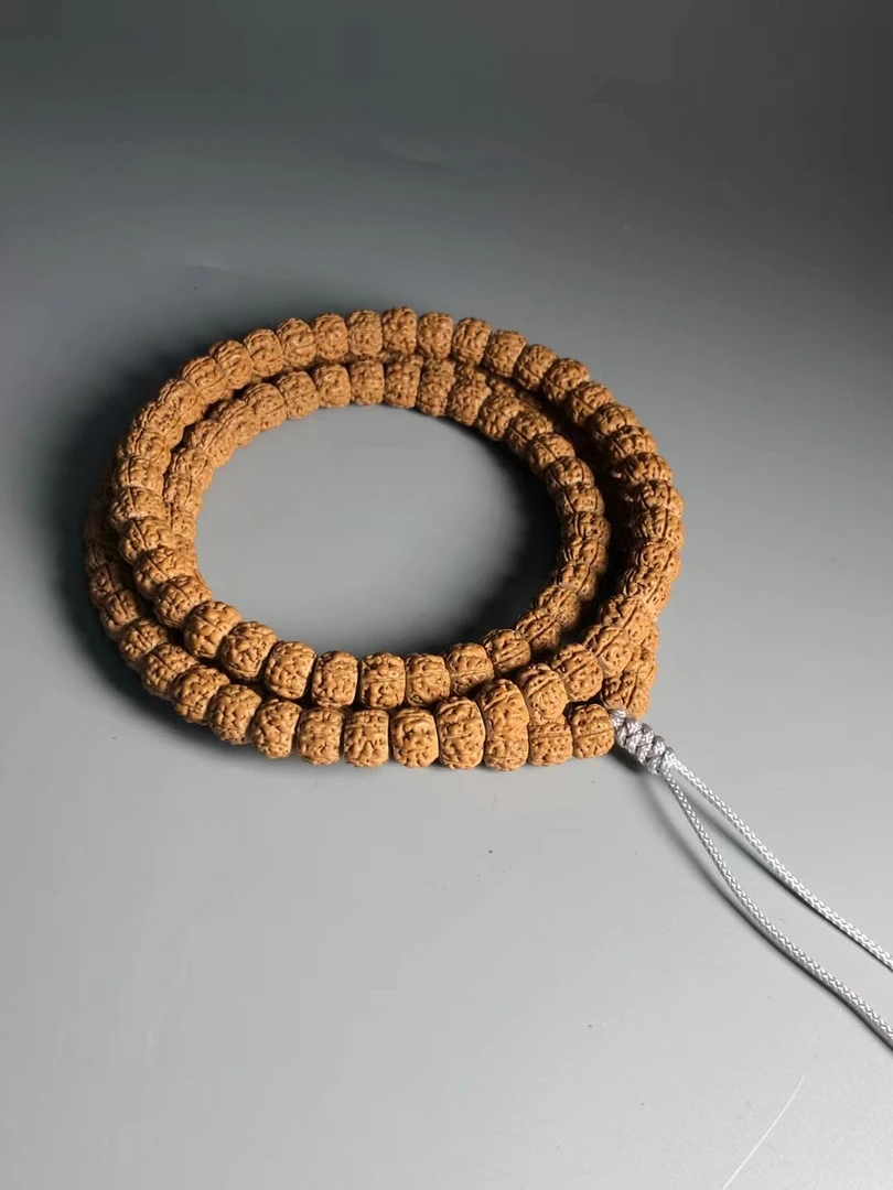 原皮原色像一代龙的盘龙小金刚菩提手串脖挂