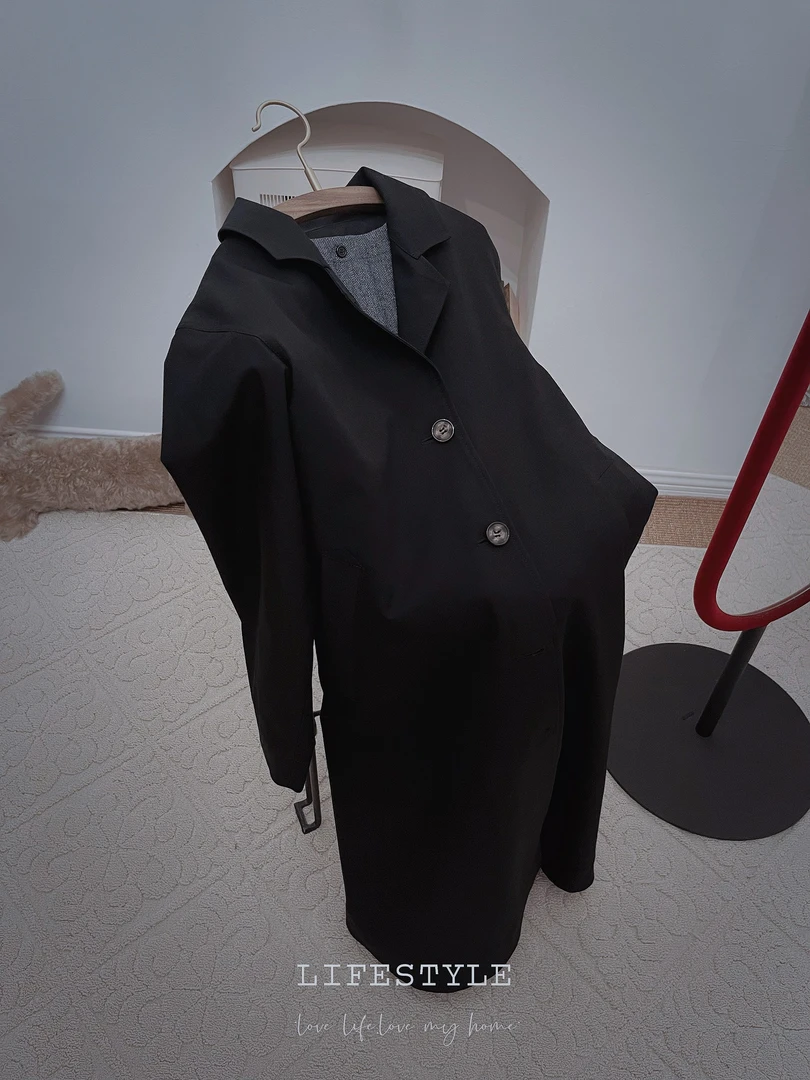 【特jià不tuì】英式粗花呢内胆加厚风衣