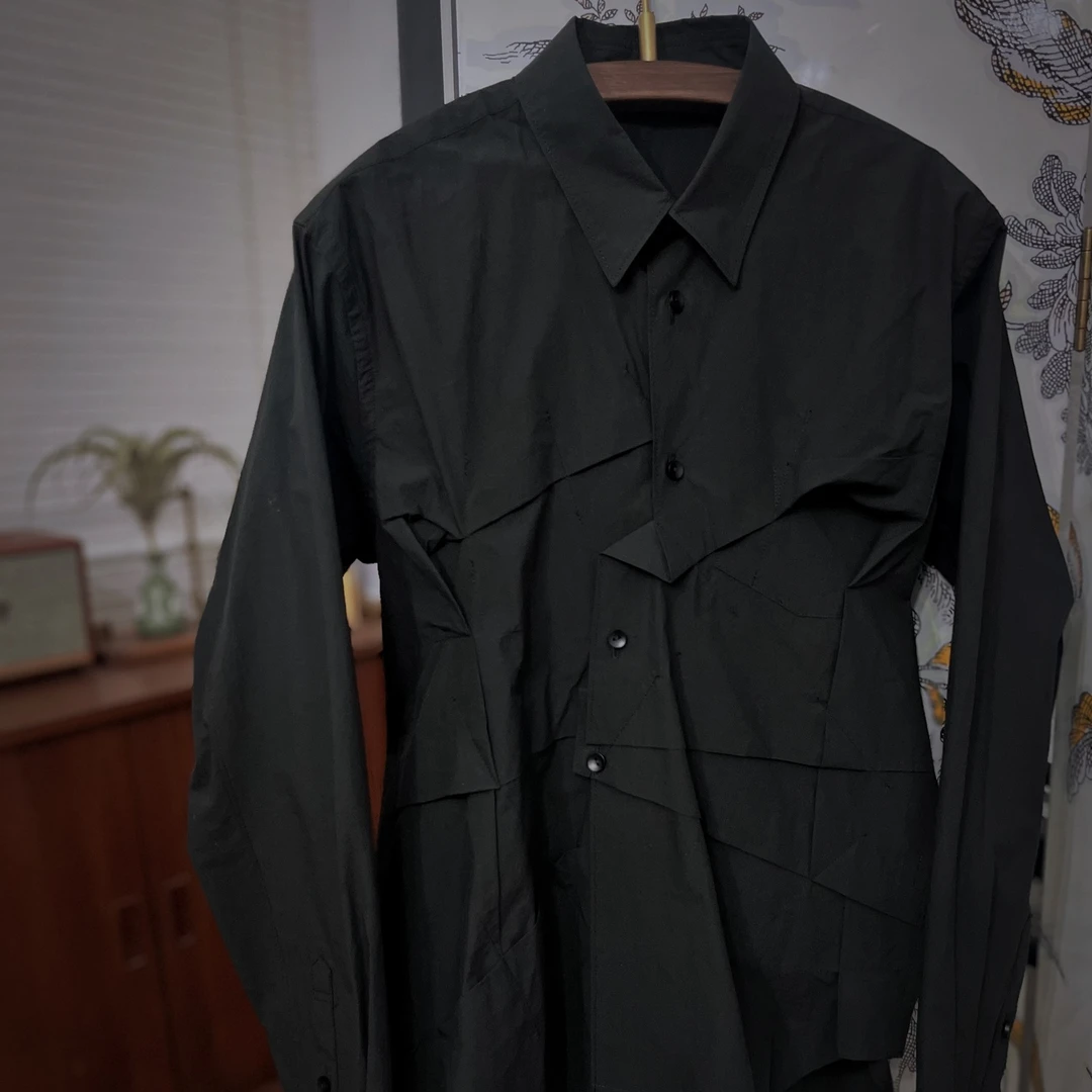 【特价不退换】折纸艺术暗黑衬衫