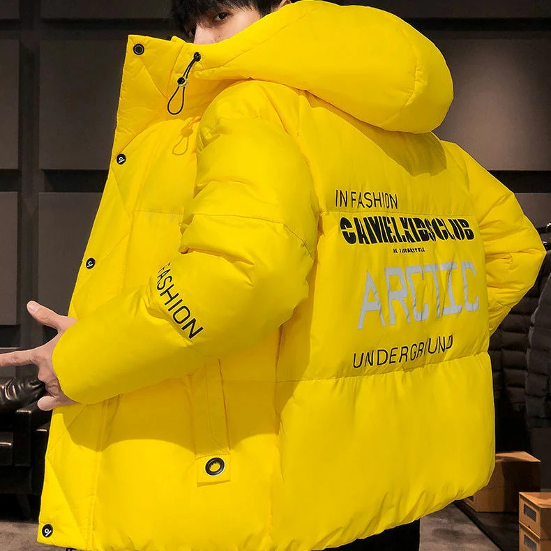 2023新款羽绒服冬季新款衣外套男士青少年学生连帽加厚保暖潮流大