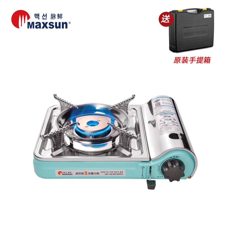 脉鲜迷你卡式炉MS7000DFS双重火焰韩国火锅烤肉便携炉上林方户外