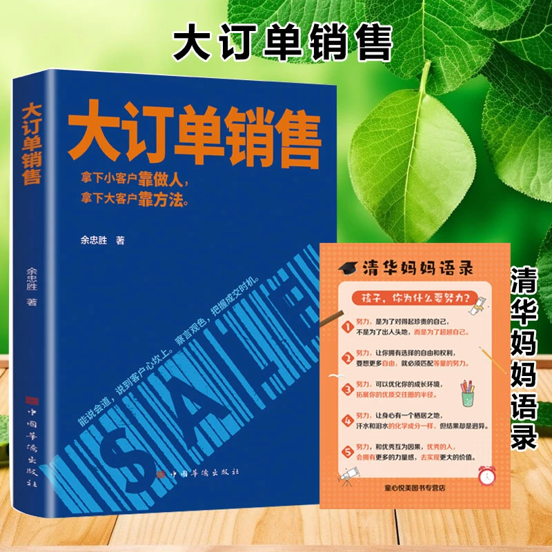 大订单销售 拿下小客户靠做人 大客户靠方法 销售软技巧