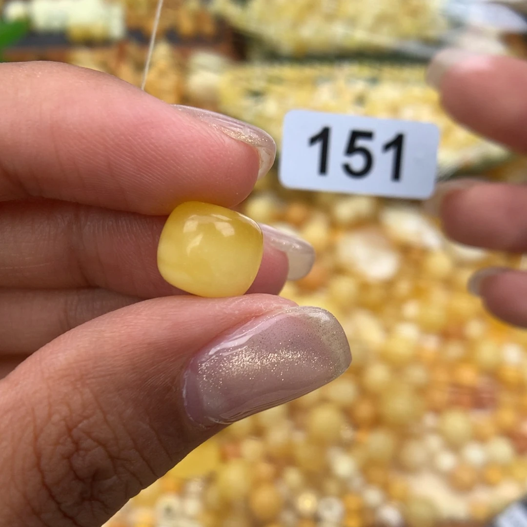 琥珀珠宝奇石未镶嵌10.6mm