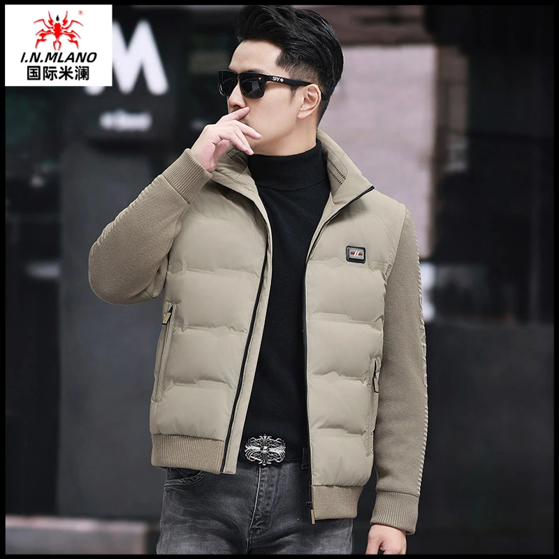 【袖子可拆】男士羽绒服男款保暖冬季轻奢潮流加厚休闲时尚外套男装