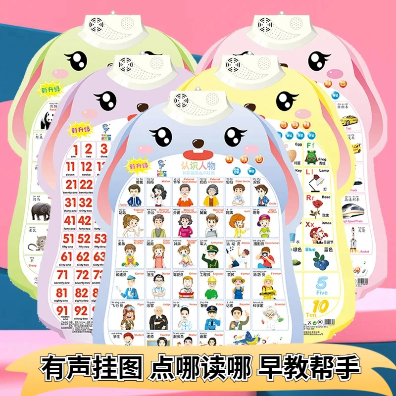 学习机婴幼儿早教有声挂图语音点读机学叫爸爸妈妈学说话汉字乘法