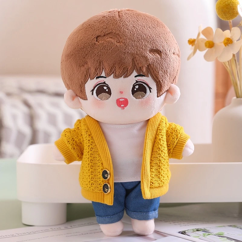 七夕送礼棉花娃娃玩偶公仔毛绒玩具陪伴治愈送礼萌物摆件