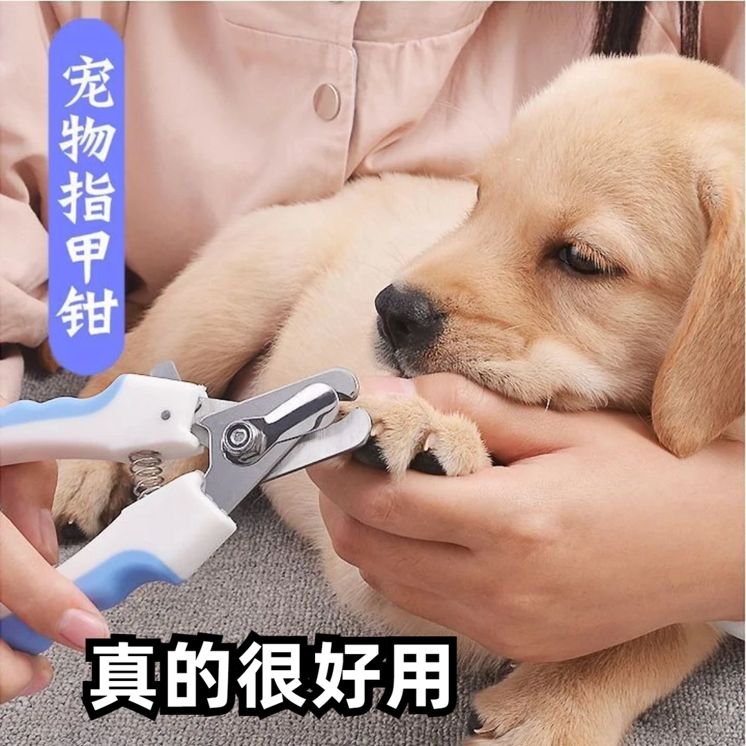 狗狗指甲剪宠物指甲钳指甲刀金毛泰迪猫咪通用剪指甲美甲宠物修剪