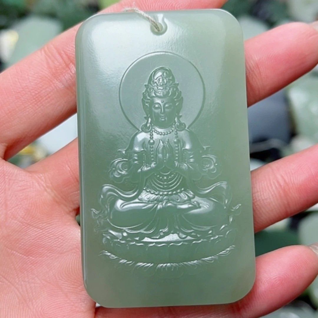 【闪购商品】和田玉挂件未镶嵌华**口