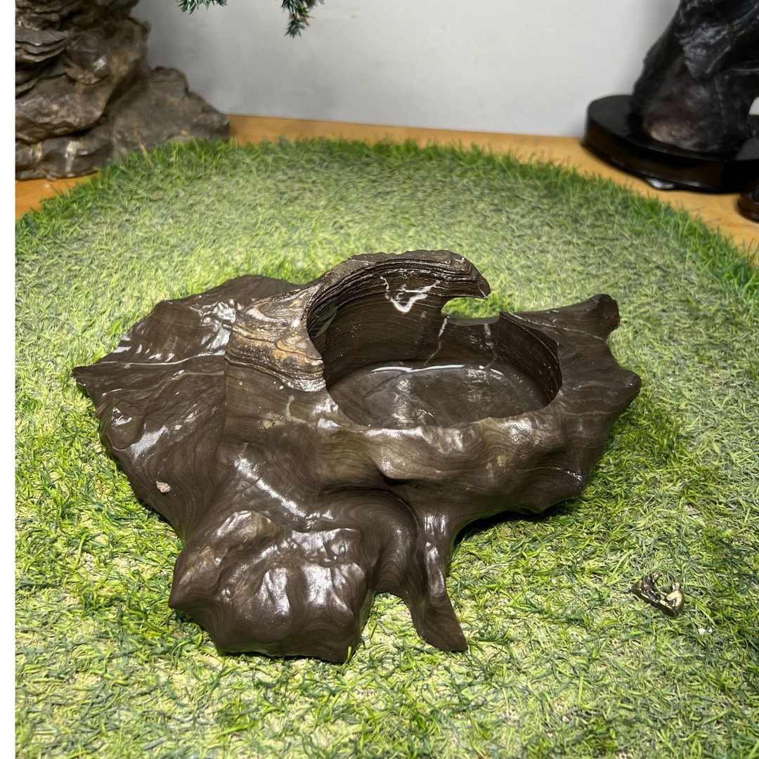 灵璧石花盆，古风花盆，奇石花盆，抢到付款