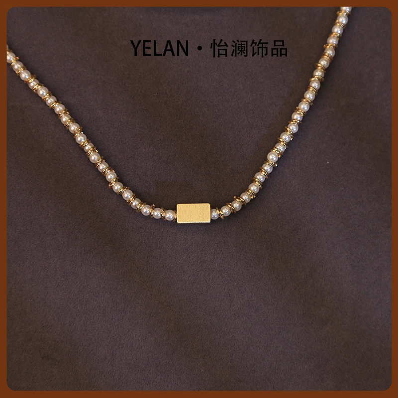 铜合金项链 【YILEN 怡澜】 轻奢设计师款项链8369