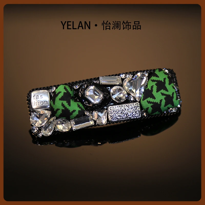 【YILEN 怡澜】时尚重工镶嵌掰掰夹~9096