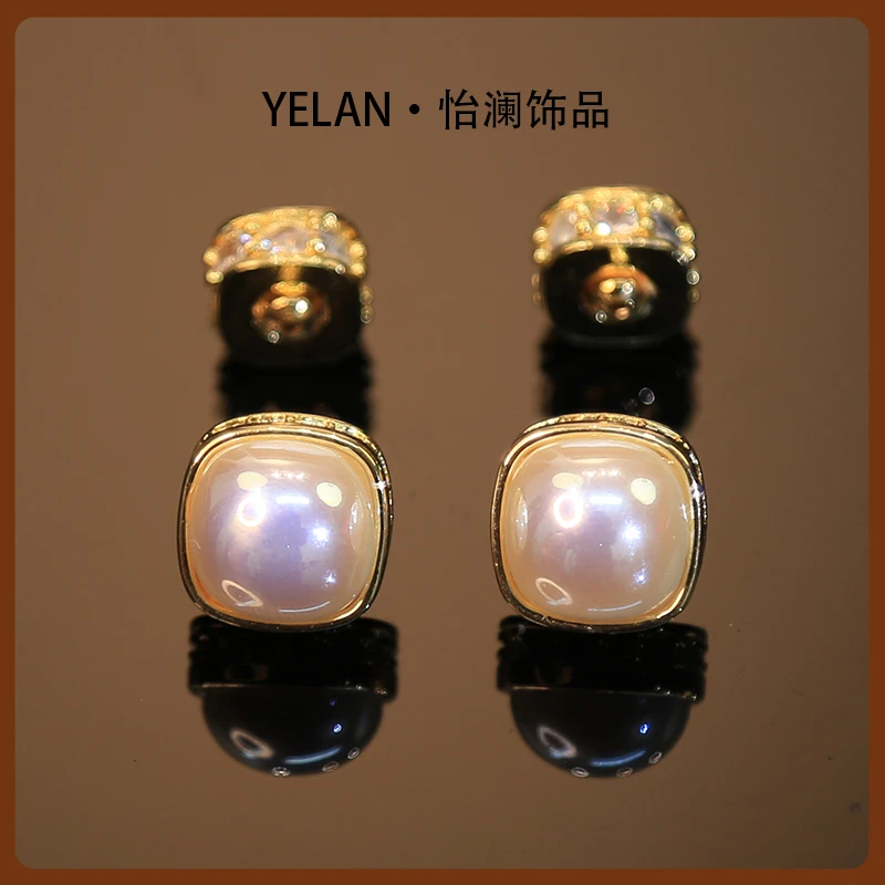 铜合金耳饰 高端设计师款耳钉~9104